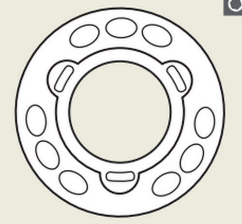 TMFT36C55-100 - SKF Impact ring for TMFT 36, size C55-100