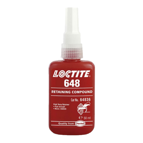 Loctite 648 - 50ml - High Temperature Retaining Compound