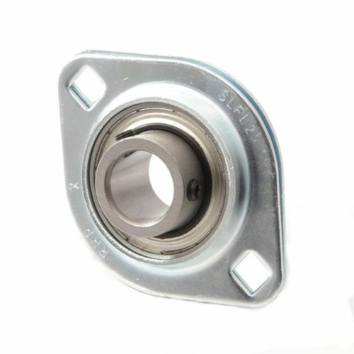 SLFL20EC - RHP Pressed Steel Flange Bearing Unit - 20mm Shaft Diameter