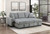 2-Piece Sectional with Right Chaise, Pull-out Bed and Hidden Storage - grey