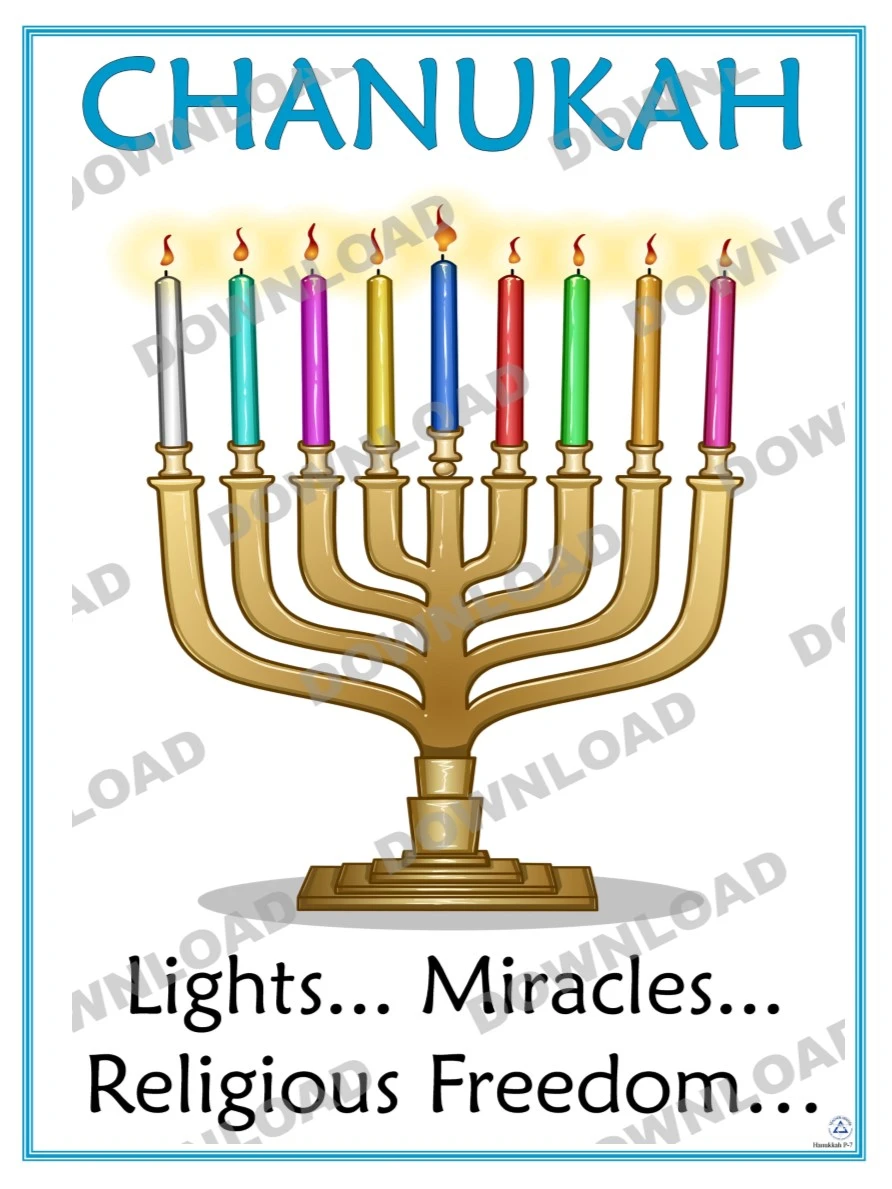 Lights, Miracles, Religious Freedom Poster (a downloadable item)