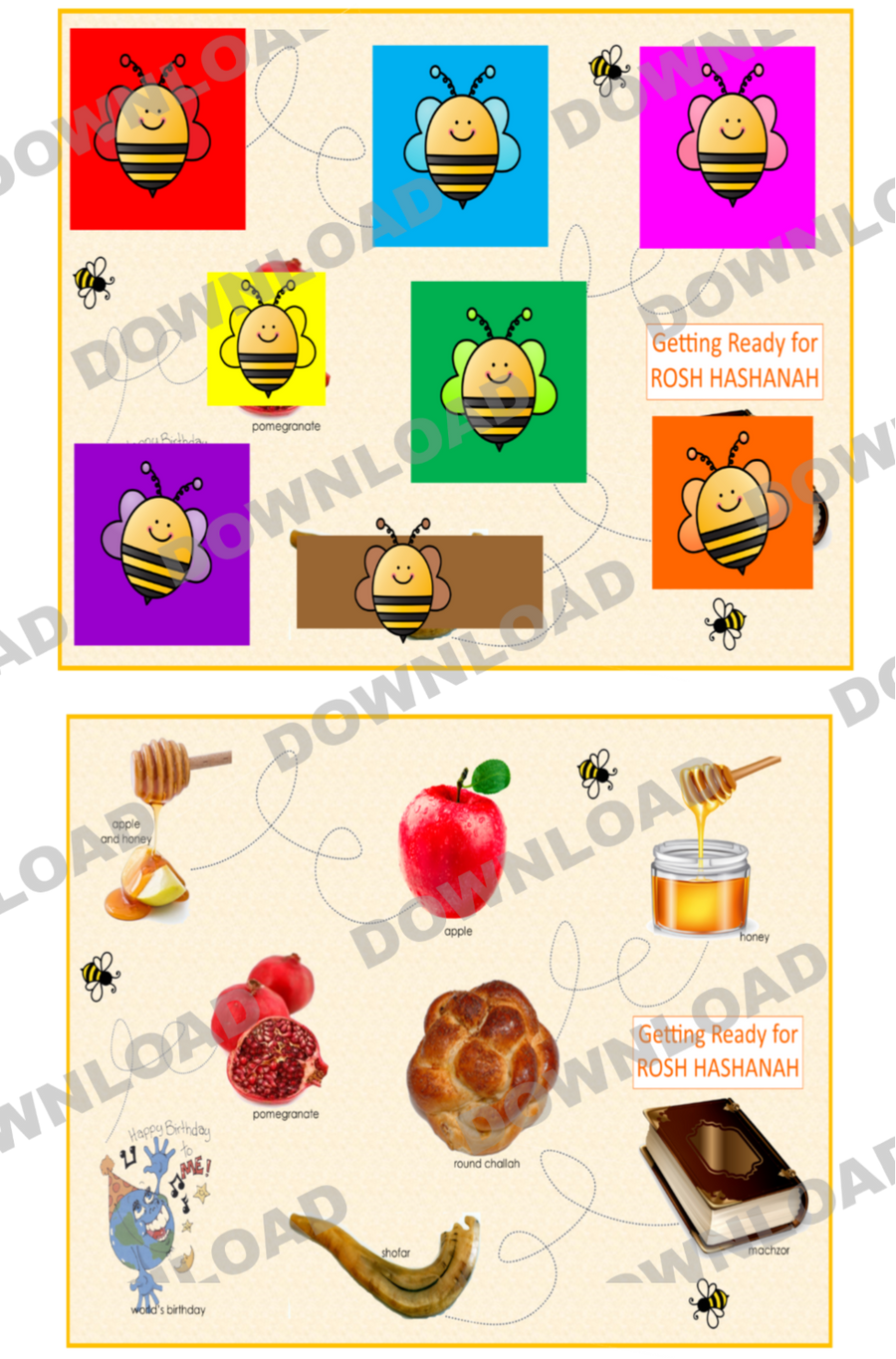 Find the Object: A Rosh Hashanah game (a downloadable item)