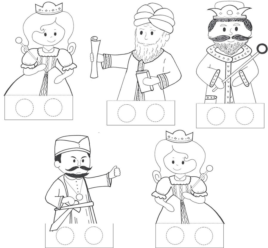 Purim Finger Puppets