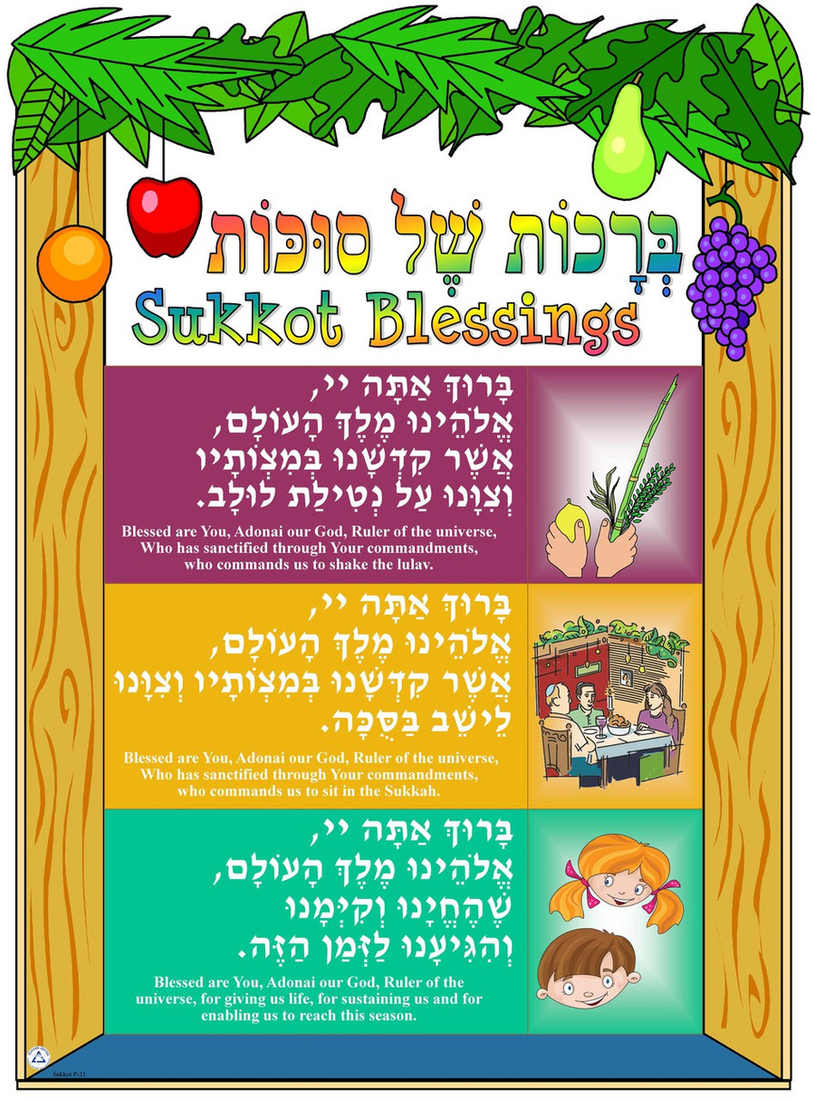 Sukkot Brachot Poster