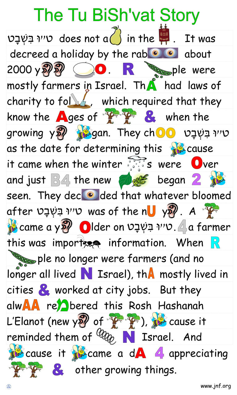 Tu BiSh'vat Rebus