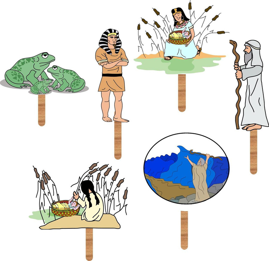 Pesach Tongue Depressor Puppets