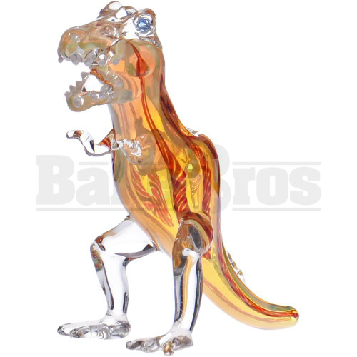 ANIMAL HAND PIPE TRICERATOPS DINOSAUR 5" ASSORTED COLORS