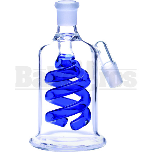 ASHCATCHER COIL PERC ANGLE JOINT BLUE MALE 14MM