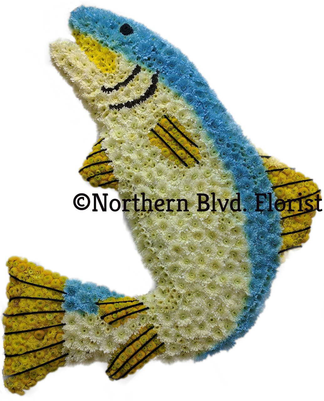 Custom Fish Funeral Piece