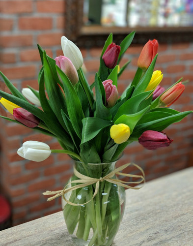 Mixed Vase Tulips (Colors may vary)
