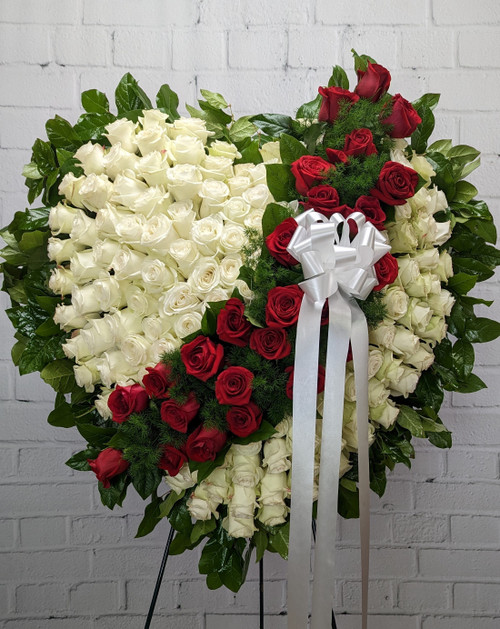 White Rose Heart