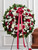 Red and White Wreath