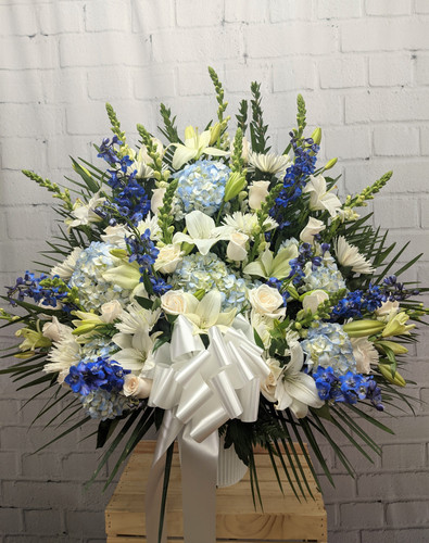 Skyline Standing Basket - Northern Blvd. Florist -Queens