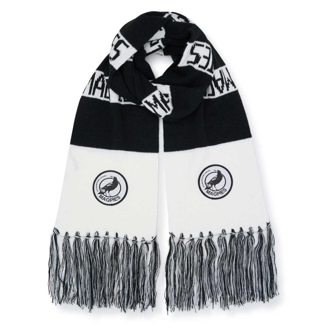 Port Adelaide Magpies Bar Scarf - Port Store | Official Online