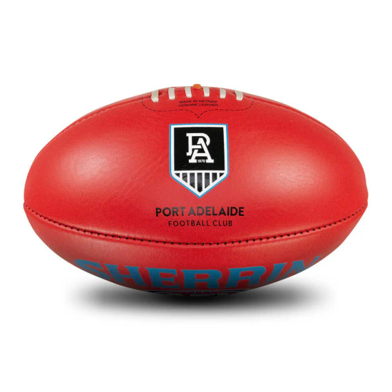Sherrin AFL Team Leather Ball - Red