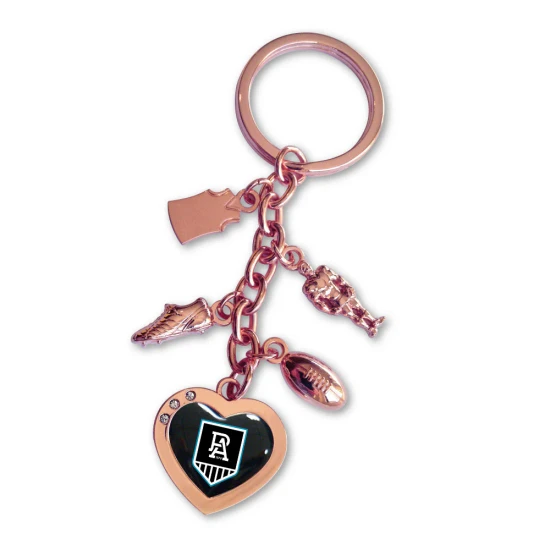 Port Adelaide Charm Keyring