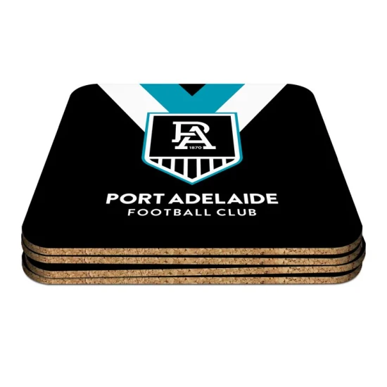 Port Adelaide 4 Pack Coasters