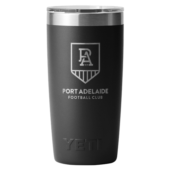 Port Adelaide Rambler 295mL Tumbler - Black