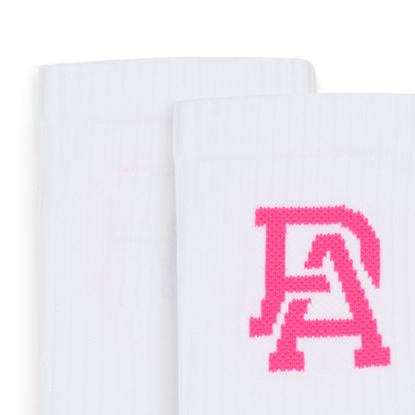 PA Leisure Sock - White & Pink