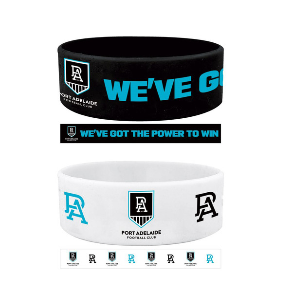 Port Adelaide Wristbands (Set of 2)