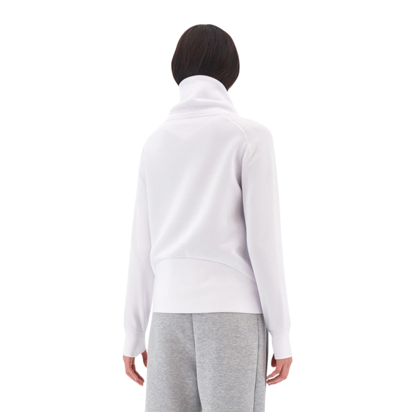 PA Macron Womens Cotton Sweatshirt - White
