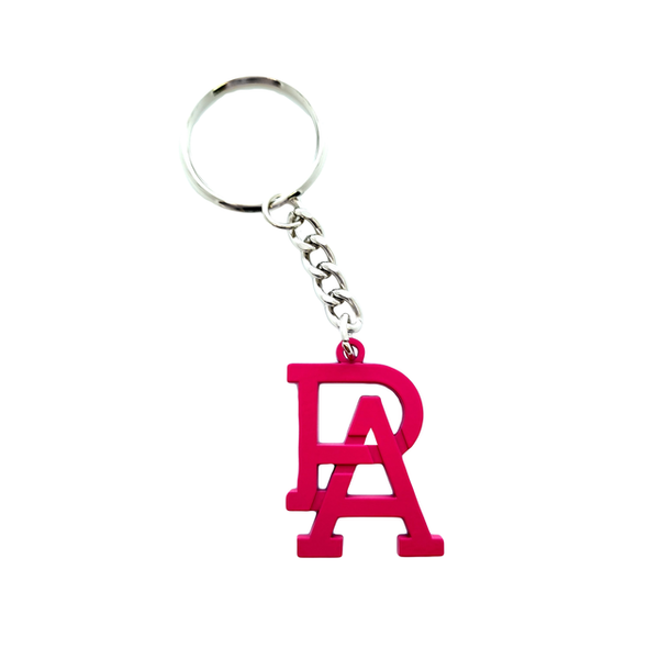 Port Adelaide "PA" Keyring - Pink