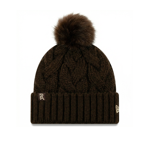 PA New Era Cable Knit Beanie - Brown