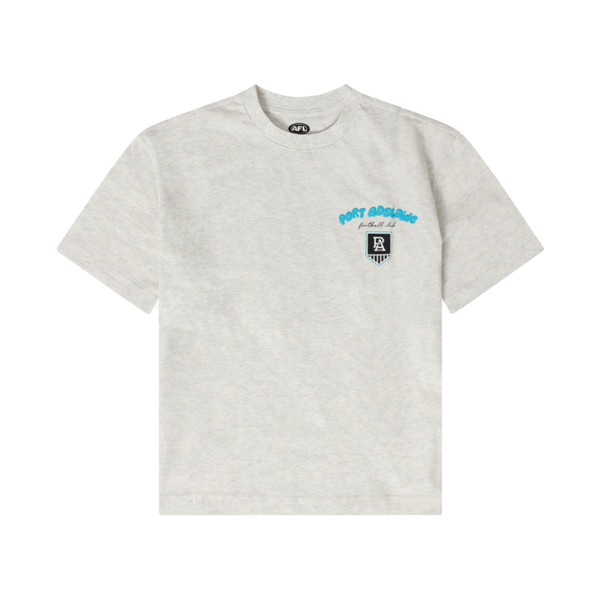 Port Adelaide Kids Bubble Text Graphic Tee