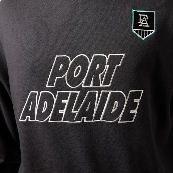 Port Adelaide Vintage Fleece Crew