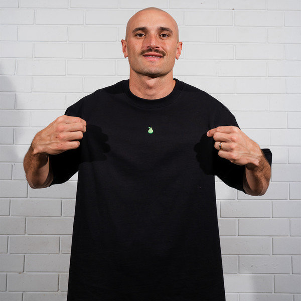 Port Adelaide Pear Tee - Black
