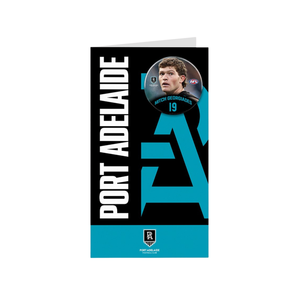 Port Adelaide Georgiades Greeting Card
