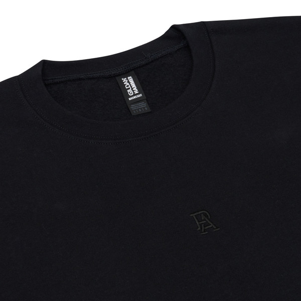 PA Tonal Crew Sweater - Black
