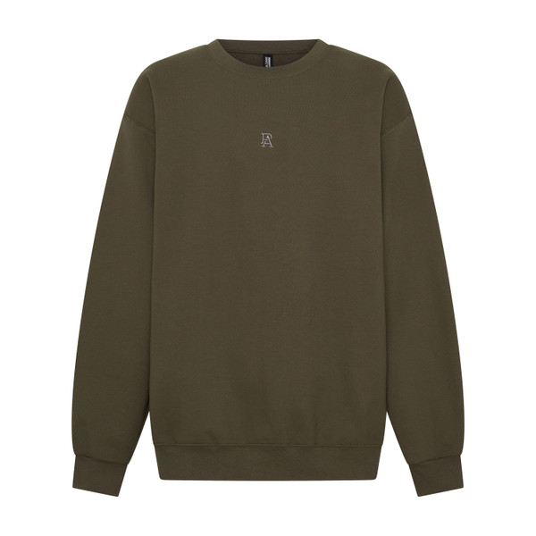 PA Tonal Crew Sweater - Olive