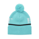 Two Tone Merino Wool Beanie - Teal