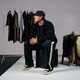 PA Tonal Crew Sweater - Black