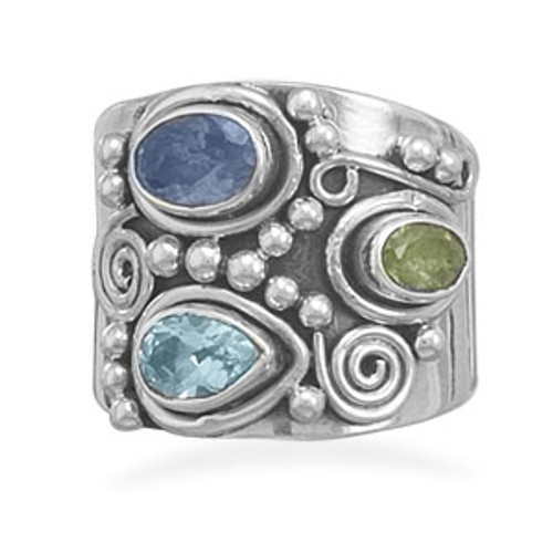 Be Jeweled Ring  |  Sterling Silver & Gemstone Jewelry