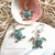 Opal Turtle Earrings - Multicolored Opal  (Shown with matching pendant S0055.S.MO)