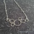 Tiny Bubbles Necklace  |  Classic Sterling Silver Necklace