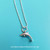 Sea Life Charm Anklet - Dolphin | Sterling Silver Sea Life Anklet