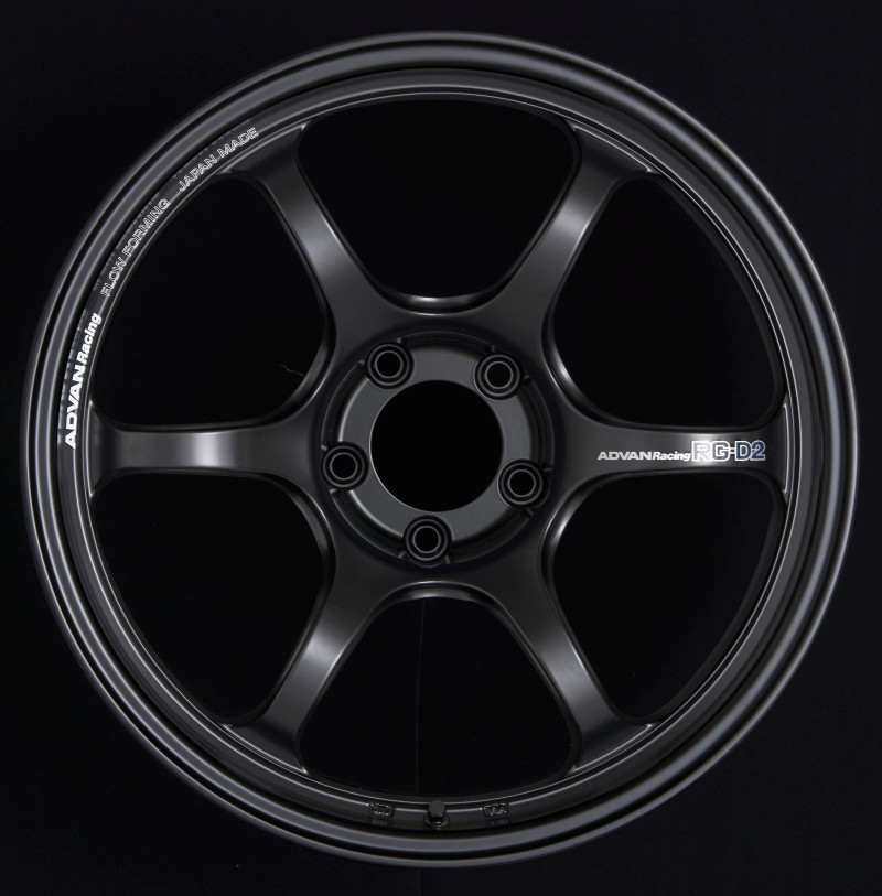 Advan RG-D2 15x5 +45 4-100 Semi Gloss Black Wheel - Project Motorsports