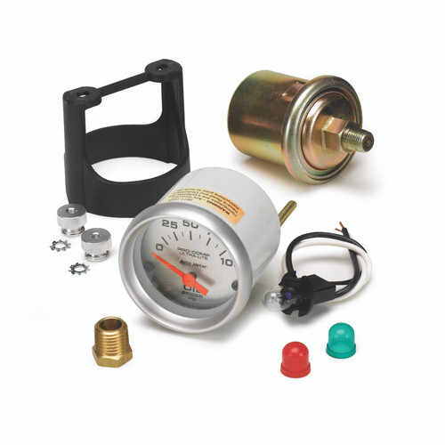 Autometer Ultra-Lite 52mm 0-100 PSI Electronic Oil Pressure Gauge