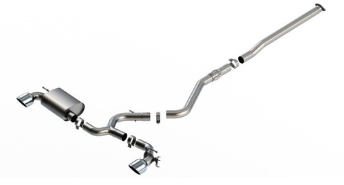 Borla 22-23 Hyundai Kona N 2.0L 4 CYL. Turbo AT/MT ATAK Catback Exhaust Bright Chrome