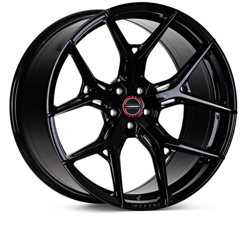 Vossen HF-5 21x12 / 5x120 / ET52 / Deep Face / 72.56 - Gloss Black