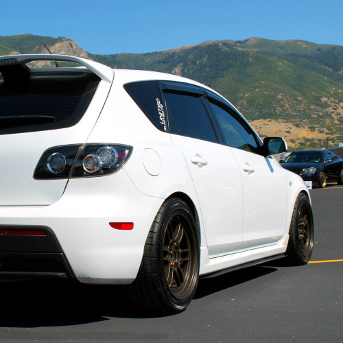 Project Motorsports Aero on a gen1 Mazdaspeed 3 side skirts