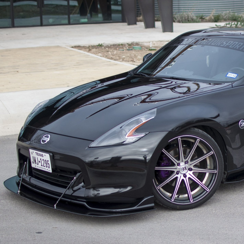 Black Nissan 370 Z with Project Motorsports Aero