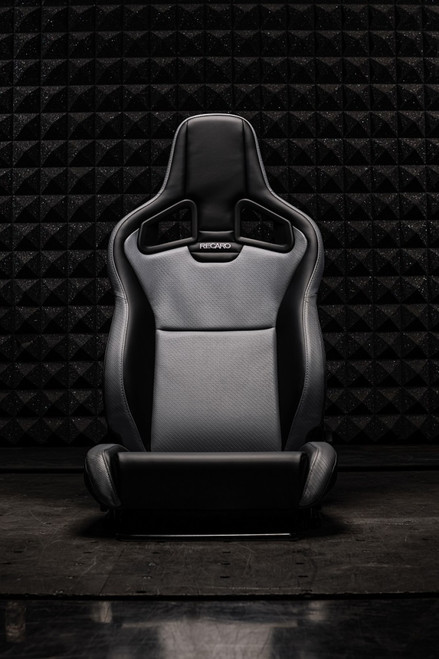 Recaro Cross Sportster ORV Passenger Seat - Black Naugahyde/Grey Vinyl