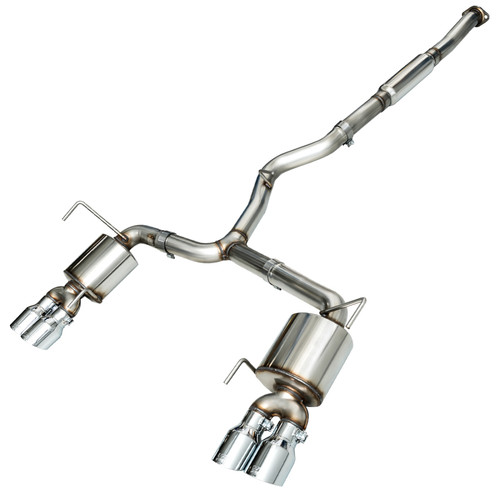 AWE Tuning Subaru 15+ WRX VA Sedan Touring Edition Exhaust - Chrome Silver Tips (102mm)