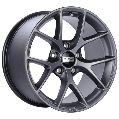 BBS SR 18x10 5x130 ET41 CB71.6 Satin Grey Wheel