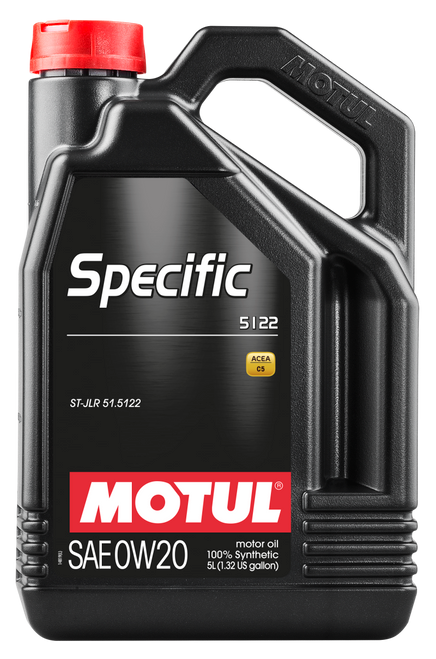Motul 5L OEM Synthetic Engine Oil ACEA A1/B1 Specific 5122 0W20 - Case of 4