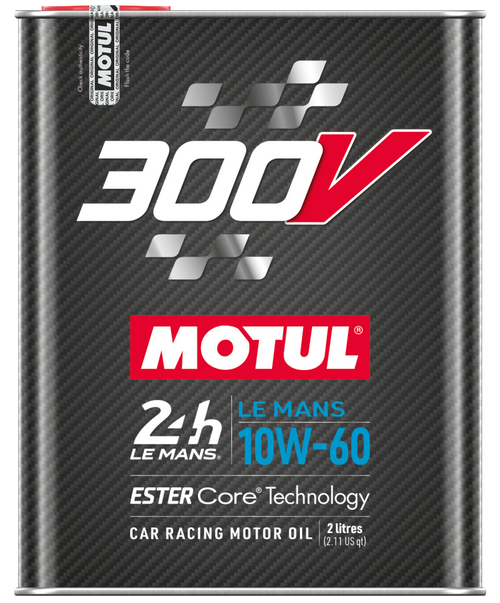 Motul 2L Synthetic-ester Racing Oil 300V Le Mans 10W60 10x2L - Case of 10
